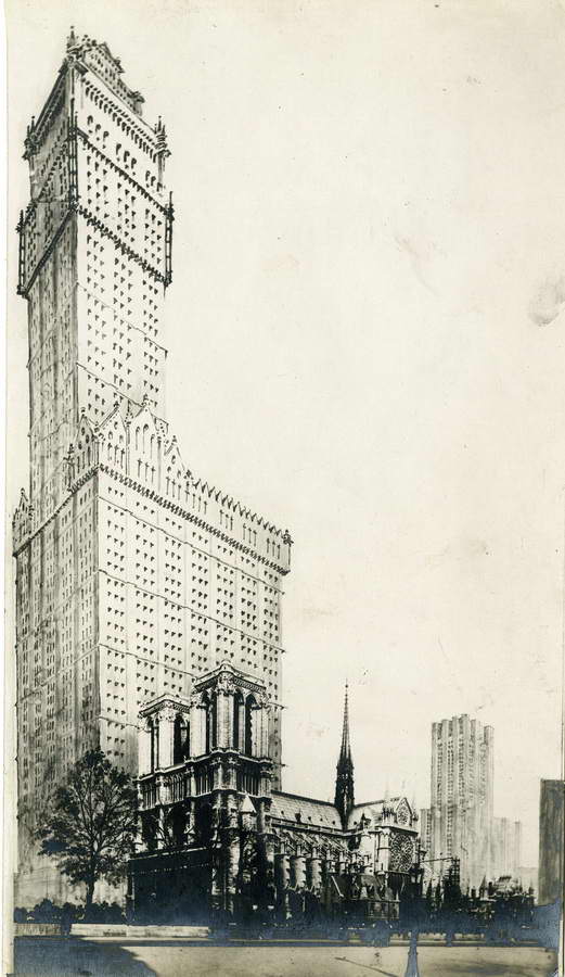 13-Revoir-Paris Schuiten-Peeters Louis-Bonnier Notre-Dame-de-Paris Woolsworth Building